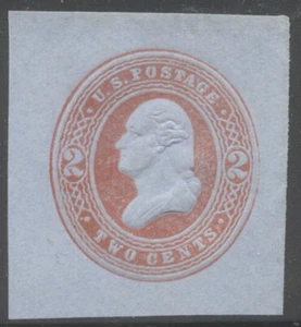 U.S. #U286 SCARCE Unused - 2c Red on Blue - Picture 1 of 1