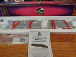 M.T.H. 2-8-8-2 DIECAST PENNSY MALLET LOCOMOTIVE AND TENDER. NEW IN BOX! WOW! - Picture 1 of 8