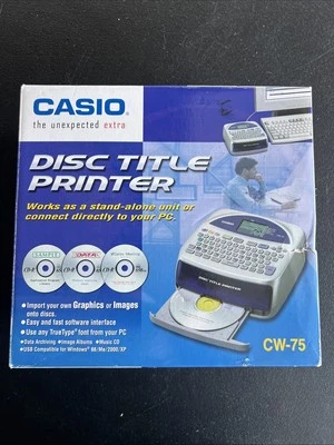 Casio CW-75 Label Thermal Printer - Image 1 of 4