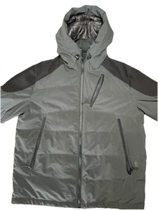 Hawke and Co HFP1262 Black Pro Series L Midweight hooded Jacket Rain Wind Resist - Picture 1 of 9