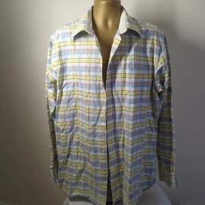 charles tyrwhitt Shirt Yelloe Check XL Pre Owned - Picture 1 of 7