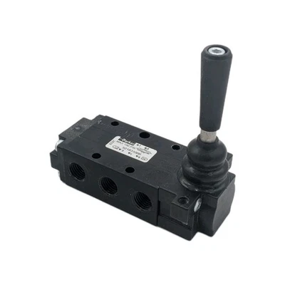 Válvula de control de aire manual Parker 521831000, 4 vías, 1/4 pulgada Npt Foto 1 de 4