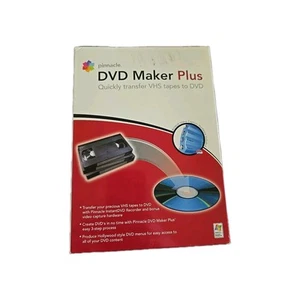 Pinnacle DVD Maker Plus Quickly Transfer VHS Tapes To DVD NEW OPEN BOX - Afbeelding 1 van 3