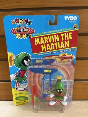 Looney Tunes Marvin The Martian with Plutonium 2000 Missile Tyco 1993 Nuevo Foto 1 de 4