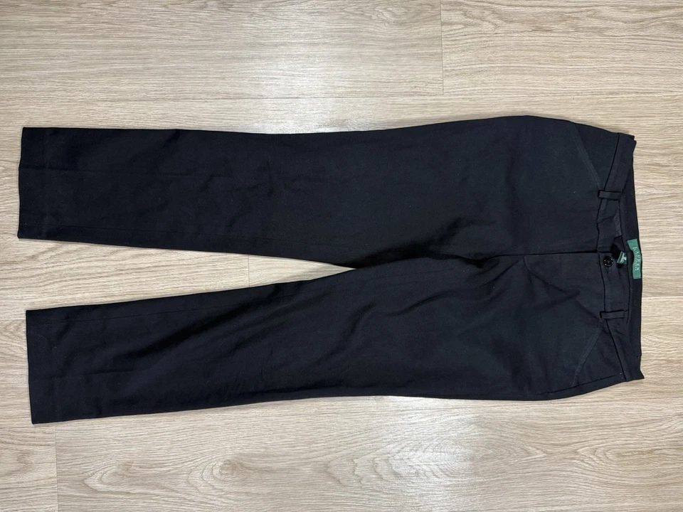 Calça social Lauren by Ralph Lauren feminina preta tamanho 2p perna reta carreira - Imagem 1 de 4