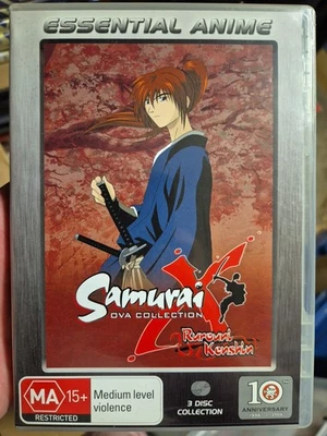 SAMURAI X OVA COLLECTION RUROUNI KENSHIN RARE DVD 3 DISC SET ANIMATION CARTOON - Image 1 of 3