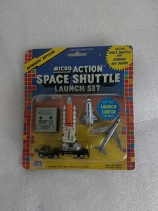 RAR! 1989 Funrise Micro Action Space Shuttle Launch Set mit Startrampe Center - Bild 1 von 2