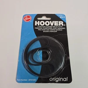 2x Genuine Hoover 09161985 V17 Vacuum Cleaner Belts 0385-0138 Purepower Freedom - Picture 1 of 4