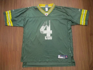 Reebok Brett Favre Green Bay Packers Jersey Mens Size XL Football NFL Vintage #4 - Picture 1 of 19