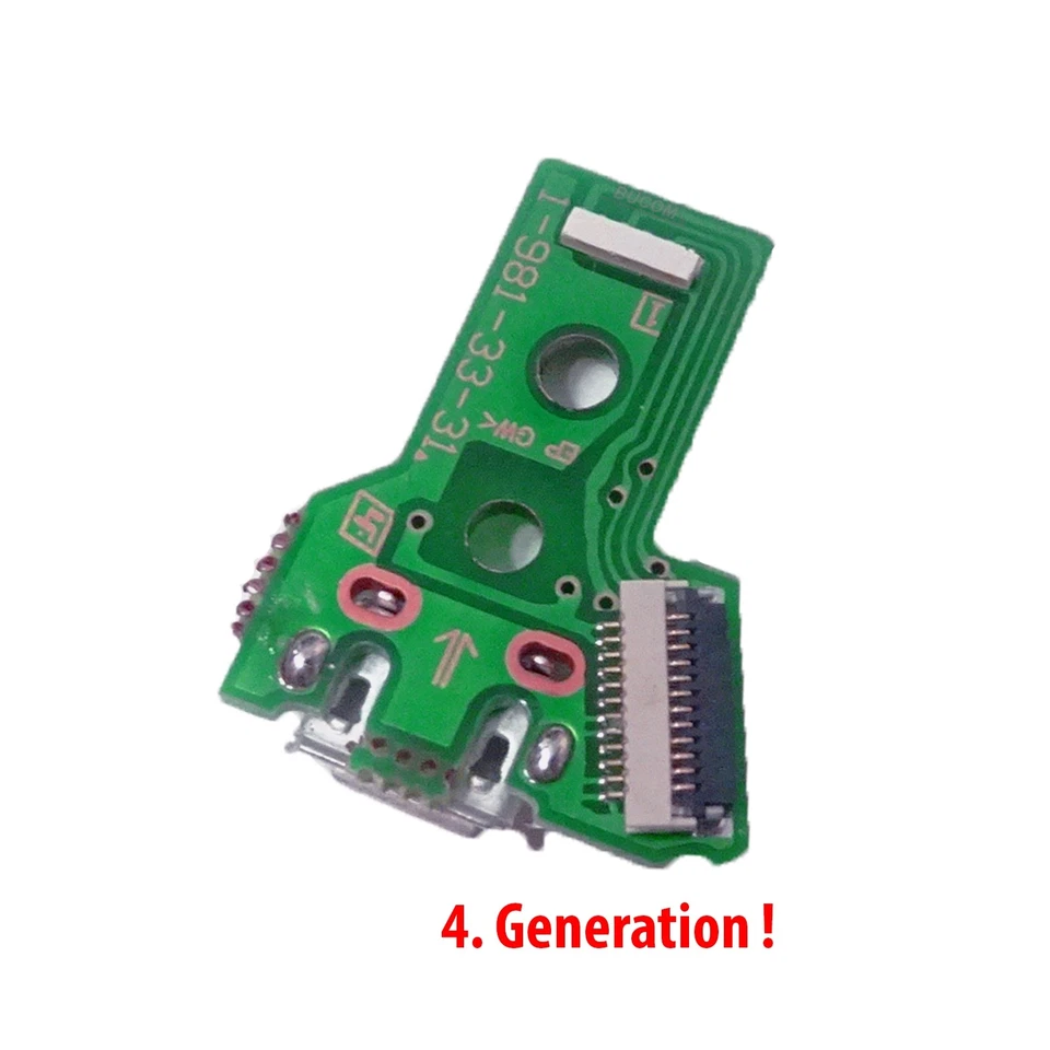 BUCOM Lade Buchse Board Strom Platine micro USB Port 040 für Sony PS4 Controller