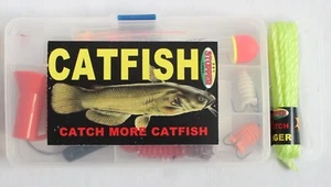K&E Stopper Lures Catfish Catch More Catfish Small Kit Fishing Tackle Box Deluxe - Picture 1 of 5
