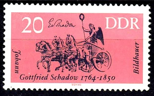 1009 nuevo RDA RDA año 1964 escultor carro carruaje carruaje Roma - Imagen 1 de 1