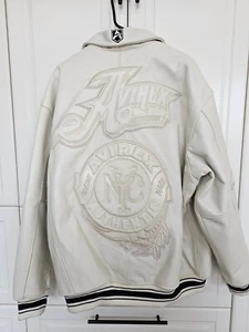 Vintage Rare Avirex NYC Leather Jacket Men’s 2XL Bomber jacket - Picture 1 of 22