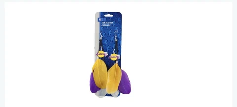 Littlearth NBA Los Angeles Lakers Feather Earring Cover