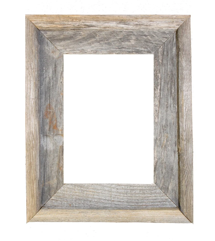 8x10-2" Wide Signature Reclaimed Rustic Barn Wood Open Frame No Glass Or Back - Image 1 of 3