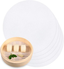 10 Pieces round Silicone Dehydrator Sheets, Reusable Non Stick Steamer Mesh Mat,