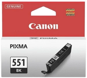 4x ORIGINAL CANON CLI-551 SCHWARZ TINTENPATRONE - 6508B001 - PIXMA iP7250 MG5450 - Bild 1 von 4