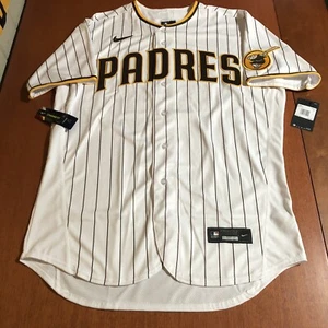 Nike Authentic Juan Soto San Diego Padres MLB Jersey White Pinstripe Home 48 - Picture 1 of 6