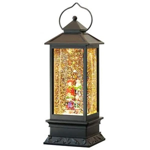 Christmas Snow Globe Lantern USB and Battery Operated Lantern for Home Decor - Picture 1 of 6