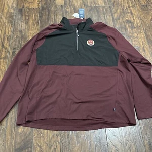 Cutter & Buck Harvard University 1/4 Zip Men's Sweater Size XXL NWT - Picture 1 of 6