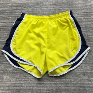 Nike Shorts Size S Youth Girls Dri-Fit Running Gym Active Workout Yellow - Picture 1 of 6