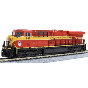 Kato 1768946 GE ES44DC Florida East Coast #801 Locomotive N Scale - Picture 1 of 1