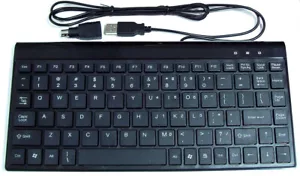 KEYBOARD for APPLIANCE TESTER (Trio, Trisan, Wavecom, TnP) Black, USB & PS2 - Picture 1 of 3