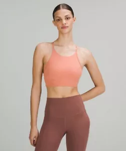 Lululemon Flow Y Wrap Front High Neck Bra Nulu Size 6 - Picture 1 of 7