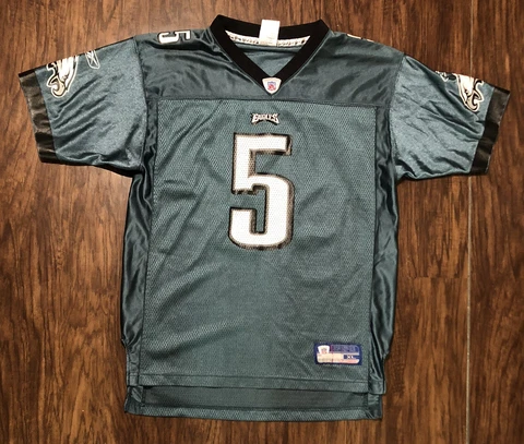 Donovan McNabb Philadelphia Eagles Reebok  Jersey Youth XL NFL Football Green Cover