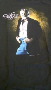 1989 Kenny Roger Concert Tour Camisa Negra Ov2 - Imagen 1 de 1