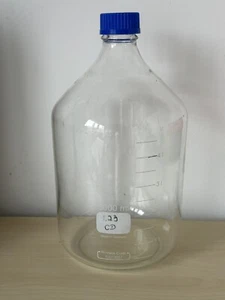 Schott DURAN Laborflasche, Klarglas, 5 Liter (5000ml), mit Schraubkappe GL45 - Bild 1 von 4