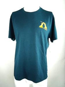 Smartwool Men Go Far Feel Good Graphic Short Sleeve Tee Blue Medium 02365-G74 - Picture 1 of 11