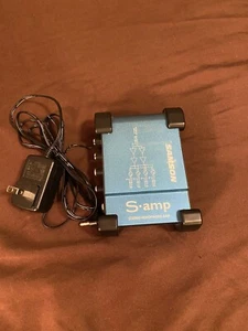 Samson S-amp Stereo Headphone Amplifier Amp w/ Power Adapter - Picture 1 of 4