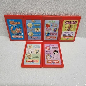 Story Reader Cartridges Lot of 6 - Princess Sesame Street Scooby Spongebob - Picture 1 of 11