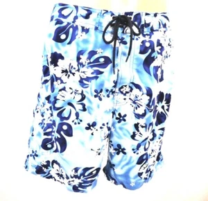 Pantaloncini Tommy Hilfiger uomo taglia media blu floreale foderati in rete nuoto surf  - Foto 1 di 12