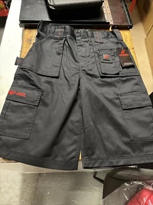 *New* Snap On Tools Official Merchandise Cargo Work Shorts Black W30 - Picture 1 of 1