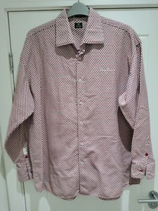 Sean John Striking Men's Size 2XL Red Check Long Sleeve Button Up Shirt - Picture 1 of 7