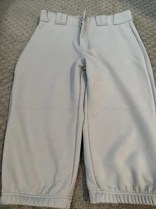 Easton Knicker Knee Style Adult Men's XL Grey Softball/Baseball Pants - Picture 1 of 5