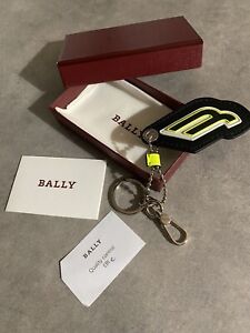 BALLY Key Holder Ring Switzerland Limited Keychain NEW Galaxy Wings