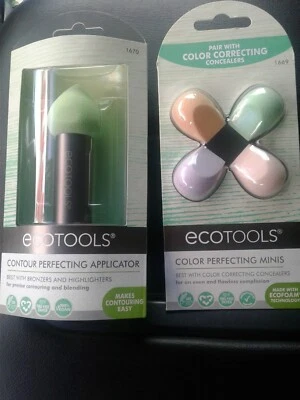 EcoTools Make Up Brush Contour Perfecting Applicator #1670 & concealer minis  - Image 1 of 4