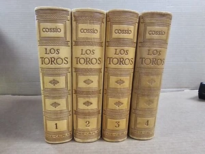 Los Toros: Tratado, Téchnico e Histórico El Cossio Vol 1 2 3 4 Spanish / 1960-61 - Picture 1 of 17