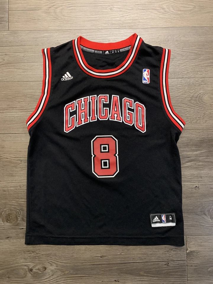 Adidas Chicago Bulls Swingman Jersey Zach Lavine Size M Boys Kids Youth NBA - Image 1 of 4