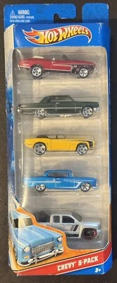 Hot Wheels * Chevy (2010) 5 Car & Truck Pack * 074299018060 * T8638 ** BRAND NEW - Image 1 of 4