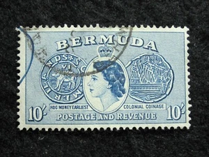 BERMUDA - SCOTT# 161 - USED - CAT VAL $9.00 - Picture 1 of 2