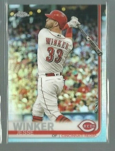 2019 Topps Chrome Refractors #61 Jesse Winker (ref 79092) - Image 1 of 1
