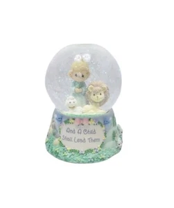 Precious Moments Tune: Amazing Grace Snow Globe And A Child Shall Lead Them 2001 - Picture 1 of 5