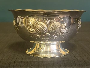 "Cuenco coleccionable vintage Primans hecho en Suecia níquel plata bellotas cosecha 5""" - Imagen 1 de 18