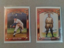 1989 Kahn's/Hillshire Farms Cooperstown Collection Cool Papa Bell & Whitey Ford