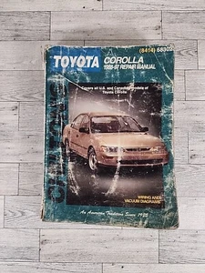 Chilton Toyota Corolla 1988-97 Repair Service Manual Vac & Wiring Diagrams Book - Picture 1 of 7