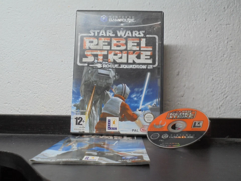 STAR WARS ROGUE SQUADRON III: REBEL STRIKE GAMECUBE SPANISH PAL COMPLETE - Imagen 1 de 1